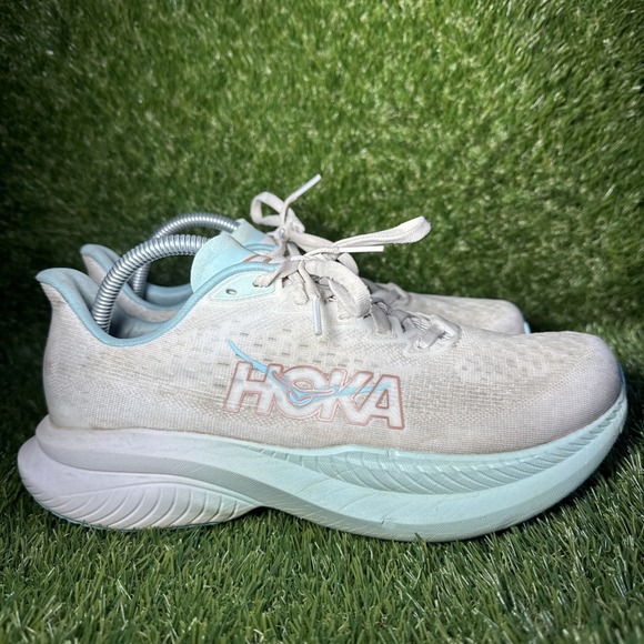 Hoka One One Shoes - Hoka One One Womens Mach 6 1147834 JTL Teal Running Shoes Sneakers Size 10D